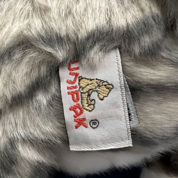 Unipak FatCat Kitty Tabby Cat Plush Gray White 10" Sitting Round Stuffed 2014 - Picture 8 of 8